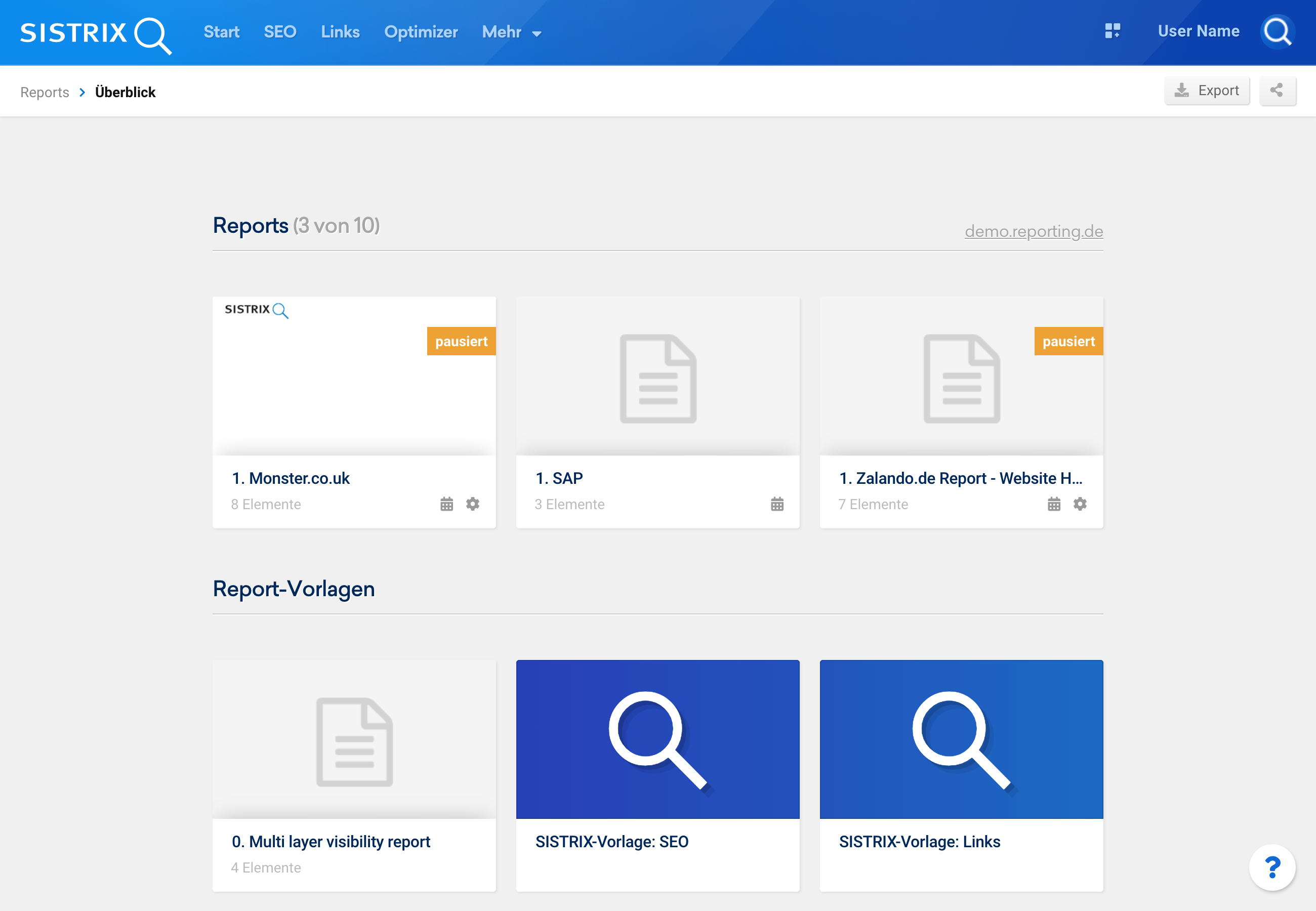 Reports In Der Sistrix Toolbox Erstellen Und Gestalten Sistrix