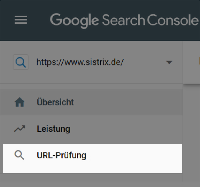 URL-Prüfung in der Google Search Console