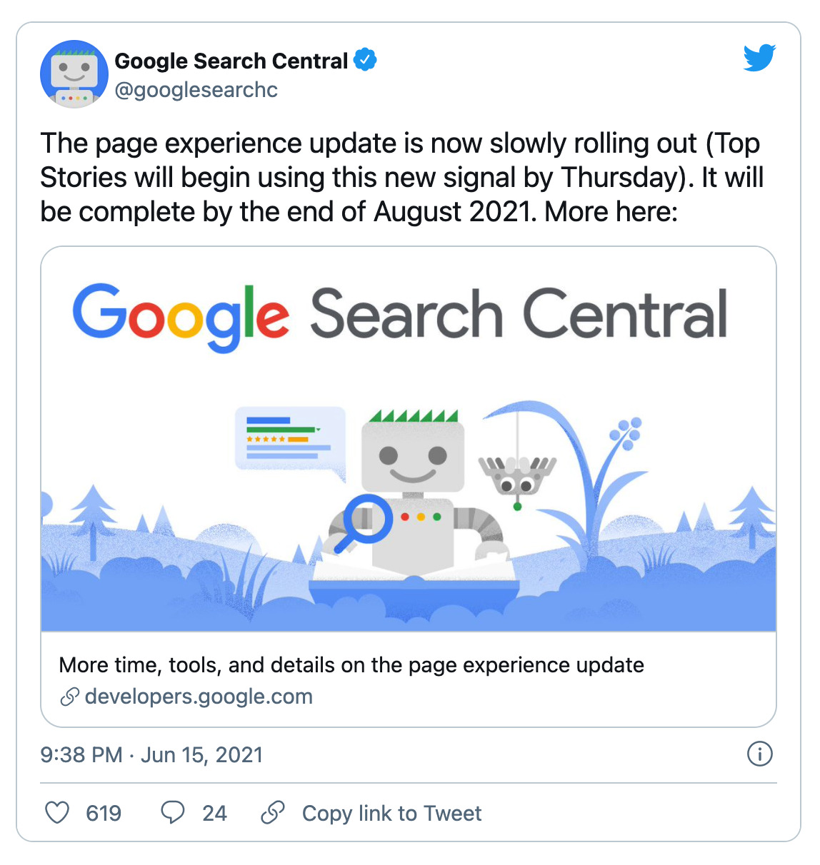 Google annuncia il Page Experience Update