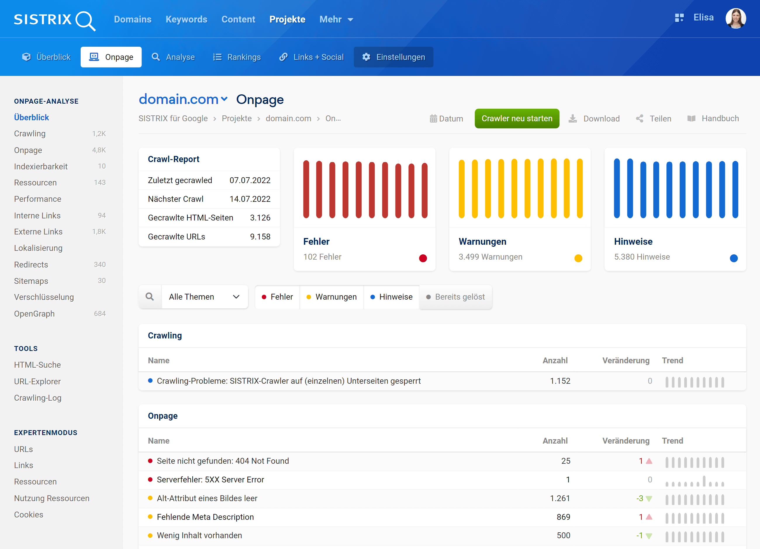 Optimizer-Projekt