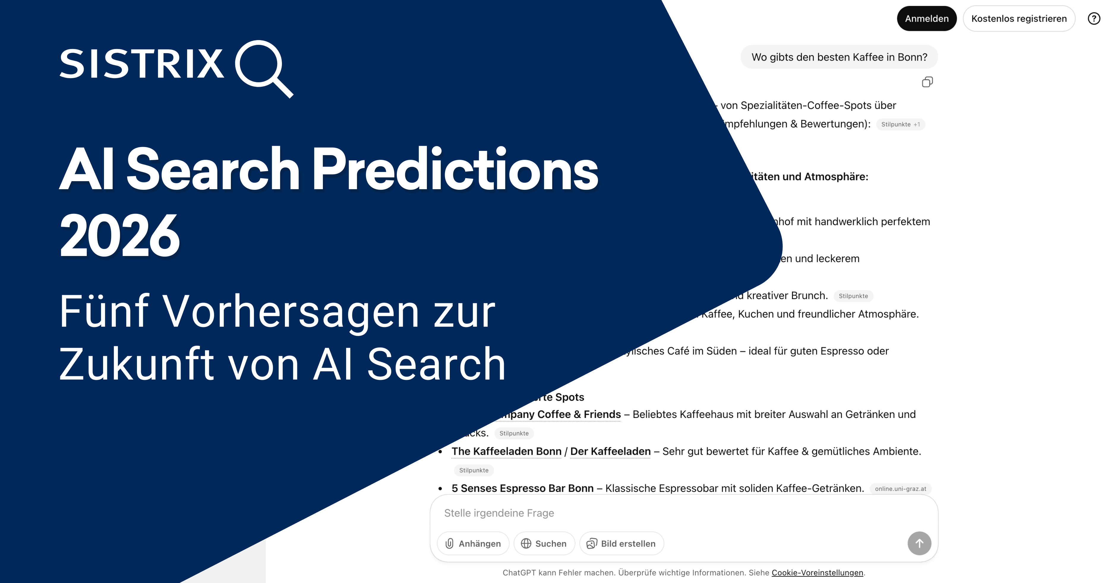 AI Search Predictions 2026 - SISTRIX